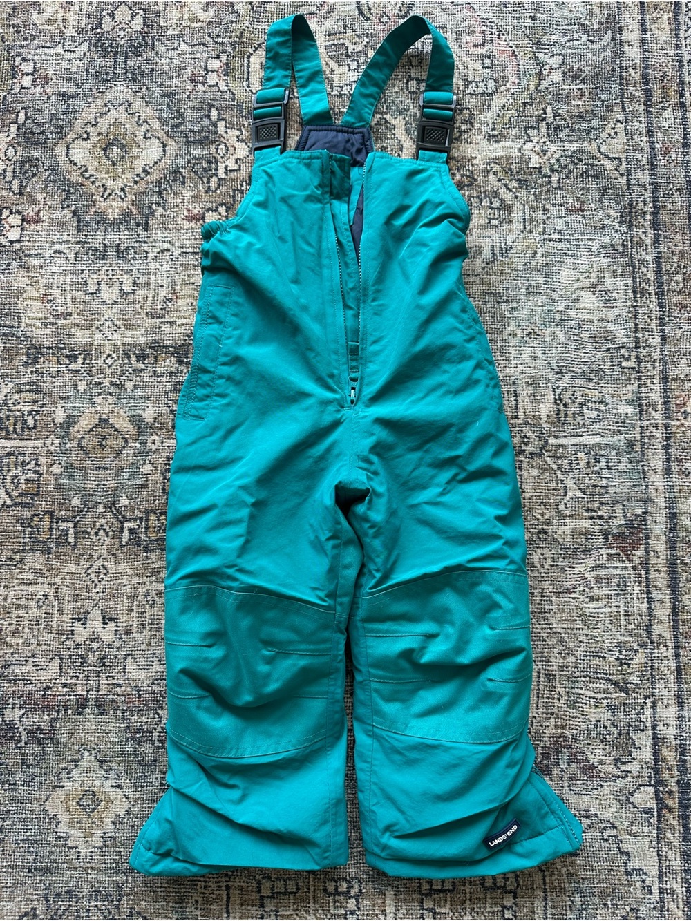 Lands' End Teal 3T Snow Bib